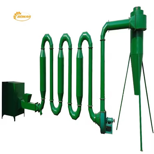 Factory Customized Hot air Drying Pipeline Airflow Dryer, Sawdust Dryer