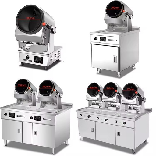 Commercial Cooking Robot for Restaurant Cooking Pot Automatic Fried Rice Wok
