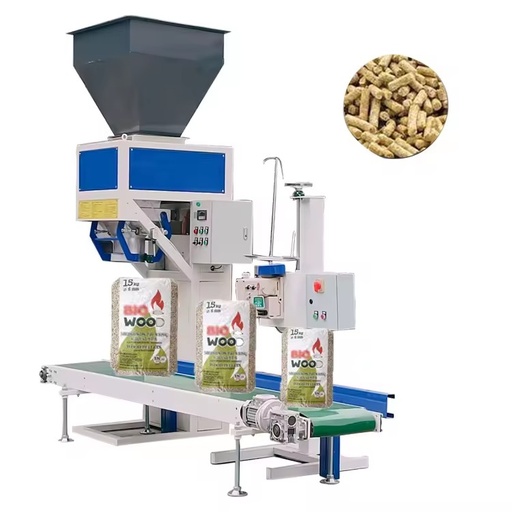 High Quality Semi-Automatic Plastic Motor 5-50kg Charcoal Soil Silica Sand Compost Animal Feed Bagging Wrapping Gluing Filling