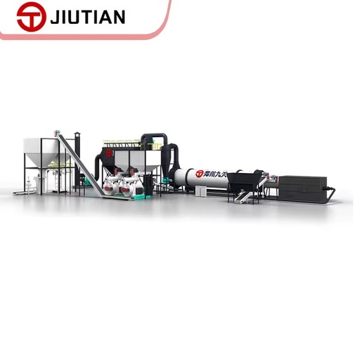 Professional Steel Biomass Rotary Dryer with High-Power Motor Automatic Industrial Drying Equipment
