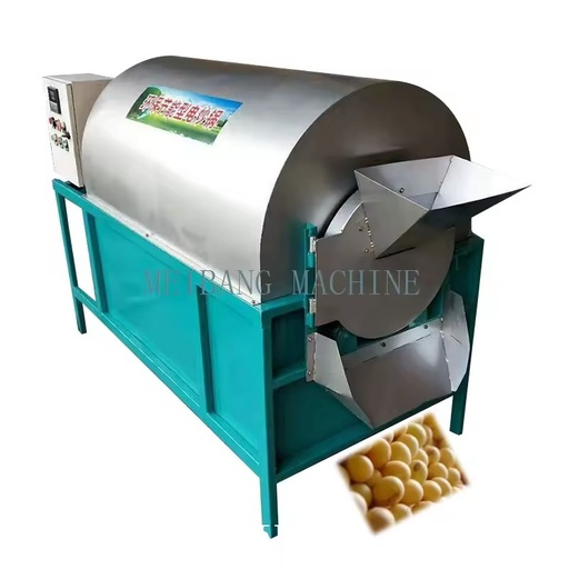 Fully Automatic Cocoa Bean Roasting Machine Melon Seeds Baking Machine Coffee Bean Roasting Machine