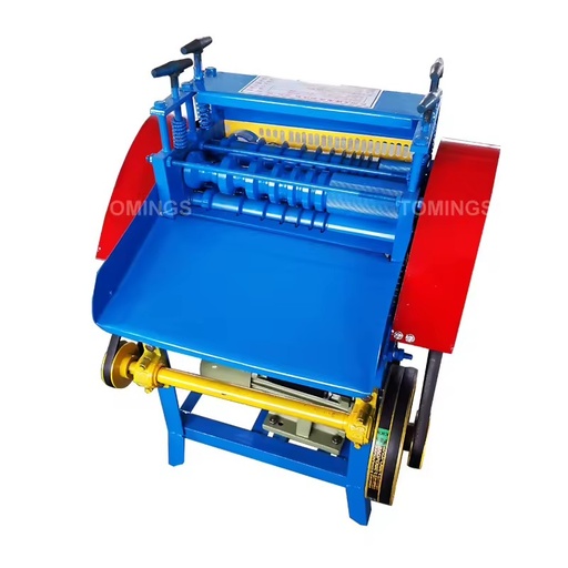 Industrial Automatic Double Knife Wire Stripping Machine with 2.2kW Motor for Scrap Cable Featuring Core Components Engine Pump
