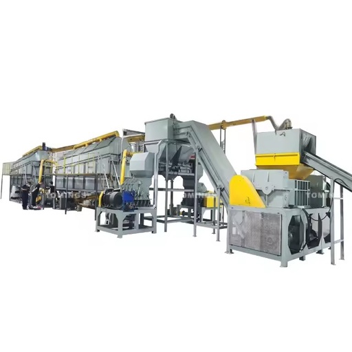 Efficient Tomings TLB-500 Fully Automatic Electric Car Battery Recycling Line PLC Controlled Gear Motor 's Waste Treatment