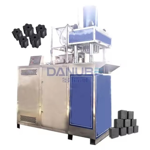 Low-Cost Charcoal Briquette Press Hexagonal, Square, and Cylindrical Charcoal Powder Briquetting Machine
