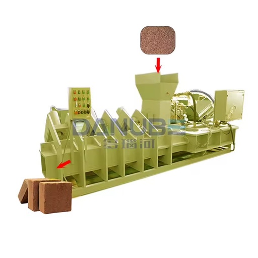 Hydraulic Coco Coir Baling Machine Cocopeat Packing Machine Coco Peat Briquette Press Machine