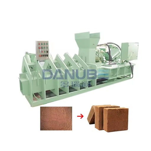 Coir Fiber Compress Machine 5kg Block Coco Peat Baler Machine Cocopeat Bricks Machine