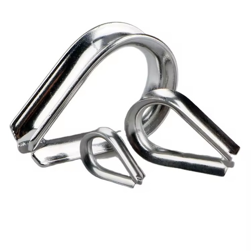 Factory Stainless Steel 304/316 Wire Rope Thimbles 2mm-28mm Cable Fittings Rigging Hardware
