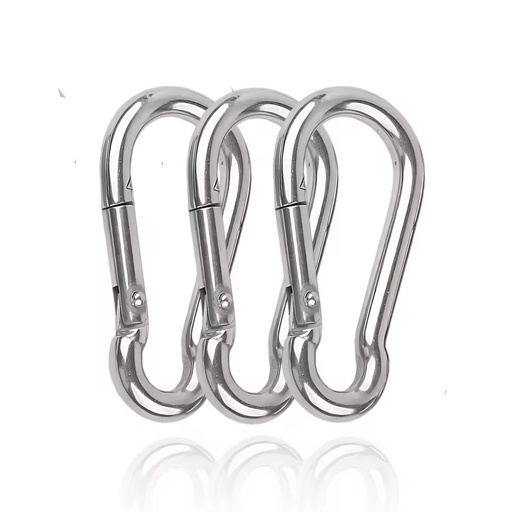 High Quality 304/316 Stainless Steel Carabiners Rigging Hardware Commercial Snap Hook Din5299c Snap Hook
