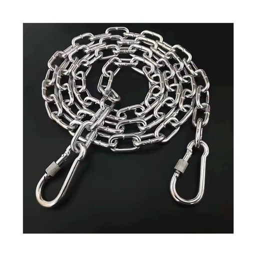 Manufacturer High Polished G30 2mm to 32mm SS304/316 Stainless Steel Long Welding Link Chain DIN763