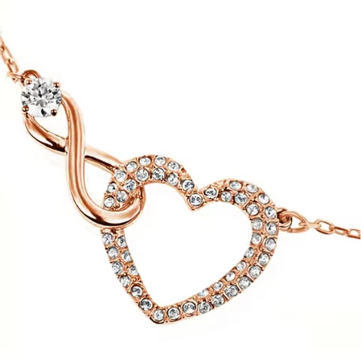 XL049 Minimalist Heart Pendant Choker - 18K Gold Plated Necklace, Delicate Valentine's Gift for Her