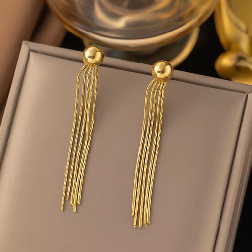 EH020 European American Style Love Bow Patchwork Dangle Earrings for Women Titanium Stainless Steel Earrings Pearl Hot Fashion