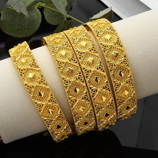 Wholesale Custom High Quality Luxury Fine Jewelry for Women Trendy Classic Vintage Indian Wedding Party Gift Bangles Accessories