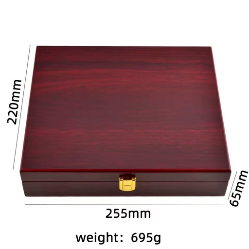 Wooden Golf Ball Display Box with Acrylic Clear Lid, Trapezoid Design, 12 Slots Storage Case for Sports Gifts