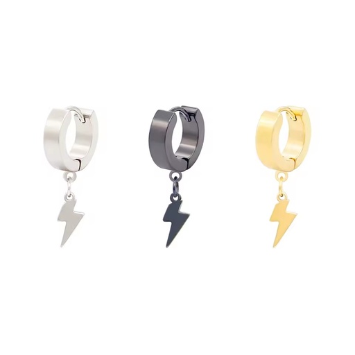 High Quality Colorfast Nonallergenic Casual Trendy Ladies Designer Lighting Drop Summer Earrings Stainless Steel