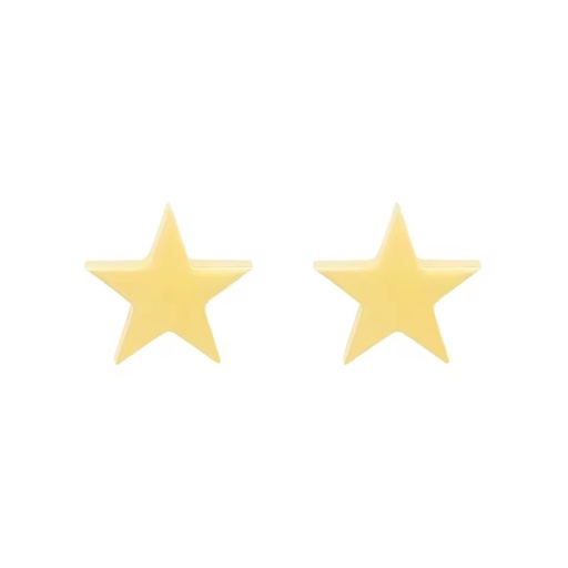 Top Fashion Cute Star Design Stainless Steel Jewelry Earrings for Women