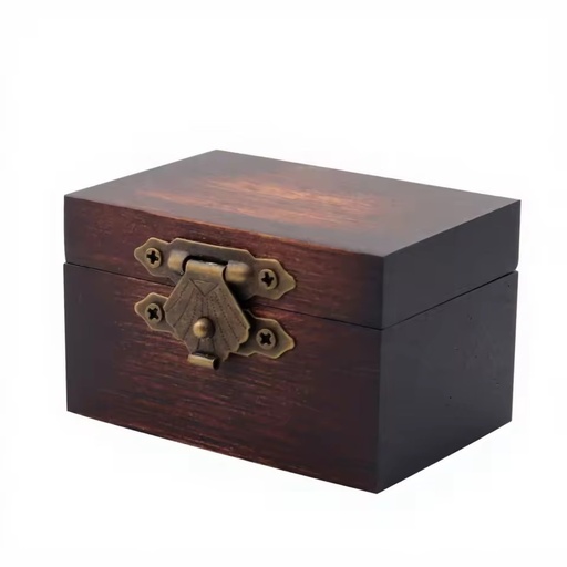 Natural Walnut Wood Ring Box Personalized Engraved Wedding Ring Holder for Engagement or Jewelry Storage