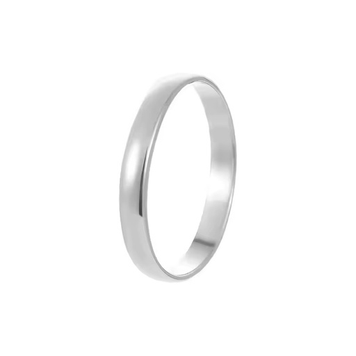 Classic Smooth Plain Band Stainless Steel Ring Luxury Business Couple Finger Ring