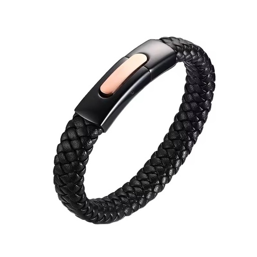 Real Genuine Leather Braided Bracelet for Women Men Charms Circular Bracelets & Bangles Jewelry