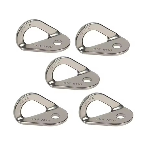 Factory 10mm Stainless Steel Rock Climbing Buckle Anchor Bolt Hanger Plate for Equipment Climbing Device