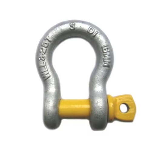 AS2741 Australian Standard Bow Shackle High Strength Grade S Forged in Plastic Galvanized Shackle