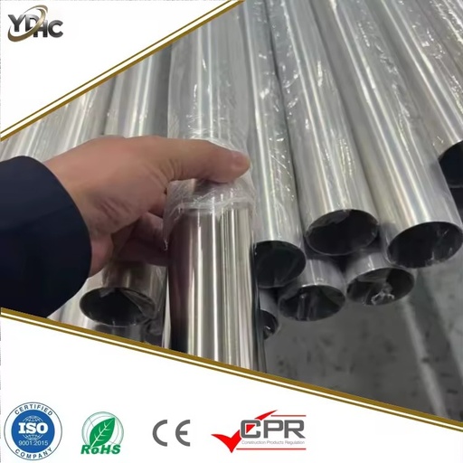 201 304 304L 316 316L 310s 430 436 439 904L 2205 2507 Stainless Steel Pipe Tube Price 304/316L Ss Round Tube for Construction