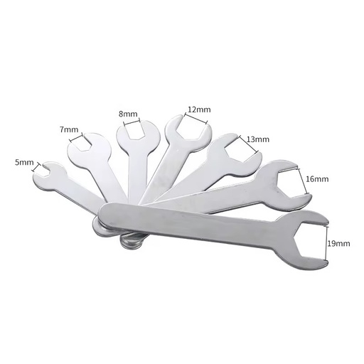 Super Thin Wrench Hex Open End Wrench Galvanized Metal Wrench