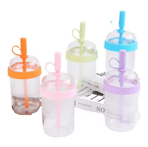 Large Capacity Eco-Friendly Dishwasher Safe Camping Portable Milk Tea Coffee Cup Outdoor Water Bottle Tumble Straw Ali Baba