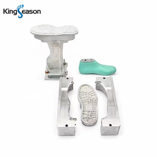 DESMA Type PU Single Density Shoe Mold, Aluminum Movable Double Lasts Safety Shoe Sole Mould for DESMA Machine