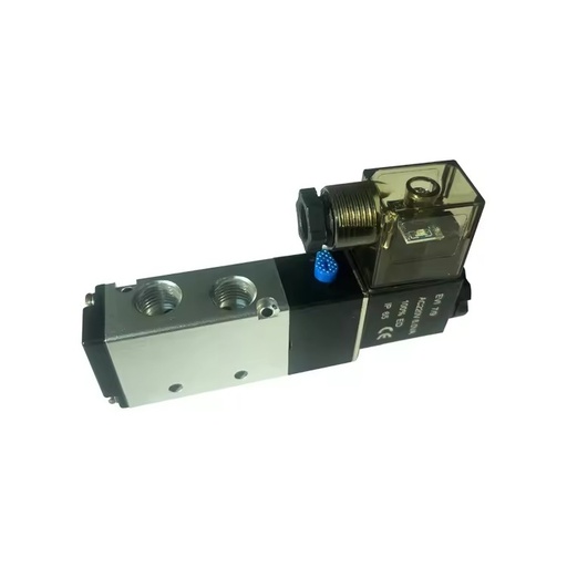 1/4" Thread Quick Fitting 2 Position 5 Way 4 Base Solenoid Valve w Base Muffler 4V210