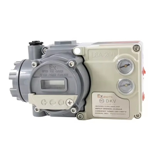 DKV L8A-200 Explosion Proof Electro Pneumatic Valve Positioner with LCD Intelligent Positioner Single/Double Acting
