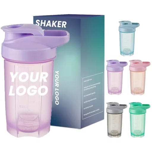Custom Logo 500Ml Bpa Free Plastic Fitness Protien Gym Shaker Bottle Gym Cup Sports Gym Water Protein for Protein Shake