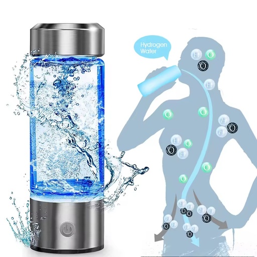 High Quality 420ml Hydrogen Water Bottle Spe Pem 5000Ppb 6000Ppb Portable Hydrogen Bottle Water Generator with Canula