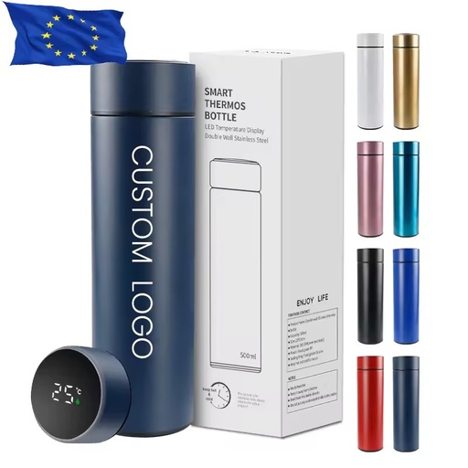 500ml Termo Thermos Bottle Cup Flask Intelligent Digital Vacuum Thermos Smart Water Bottle With Led Reminder Temperature Display