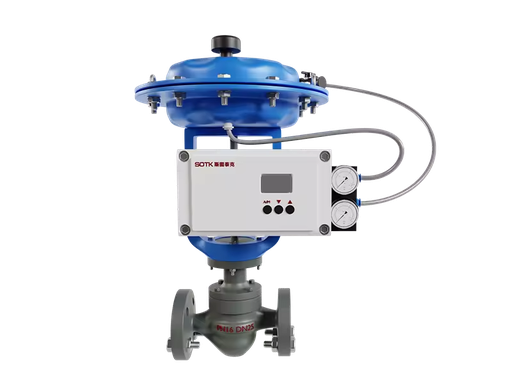 SOTK Digital Valve Controller Smart Positioner Single/Double Acting 4~20ma Intelligent Digital Electro-Pneumatic