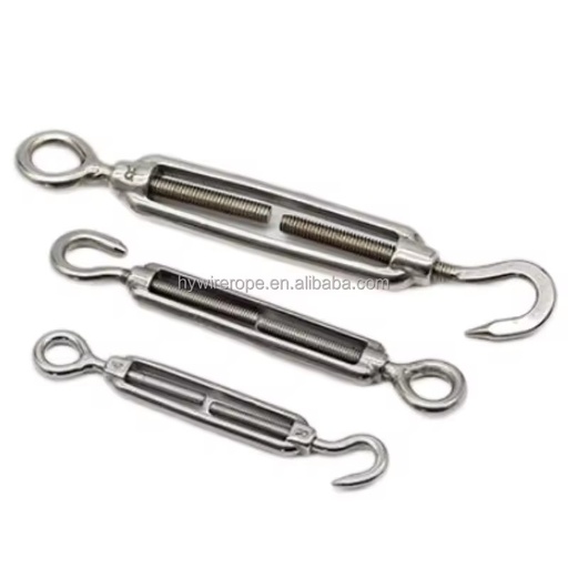 Rigging Screw Stainless Steel Hook Eye Turnbuckle for Wire Rope