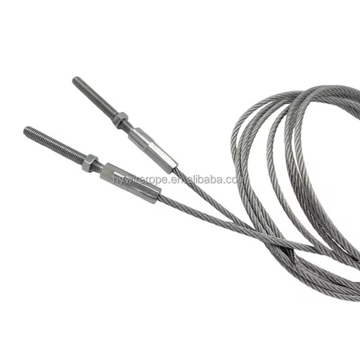 Wire Rope Assembly Wire Steel Wire Cable With Threaded End for Safety