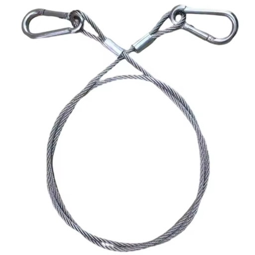 Practical Stainless Steel Safety Security Cable Wire Lanyard Stage Light Safety Cables Cutting Bending for Stage Lighting