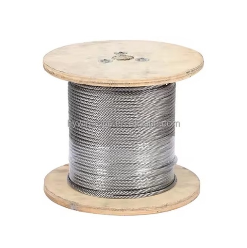 SS 4mm 7x19 Construction Stainless Steel Wire Rope