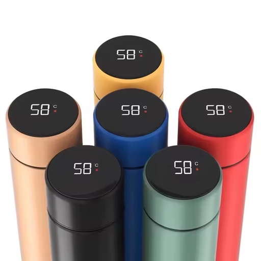 Smart LED Temperature Display Metal Insulation Water Bottles Stainless Steel Intelligent Vacuum Flask