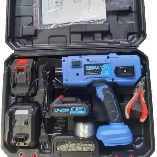 Portable Light-Weight Automatic Cordless Motor Rebar Tying Machine Handheld Steel Bar Wire Bundle Tool Construction High