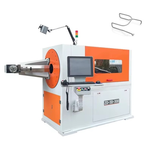 3D CNC Automatic Rebar Cut Bender Steel Wire Iron Bar Bending Machine for Concrete Building Automatic Wire Bending Machine 3D