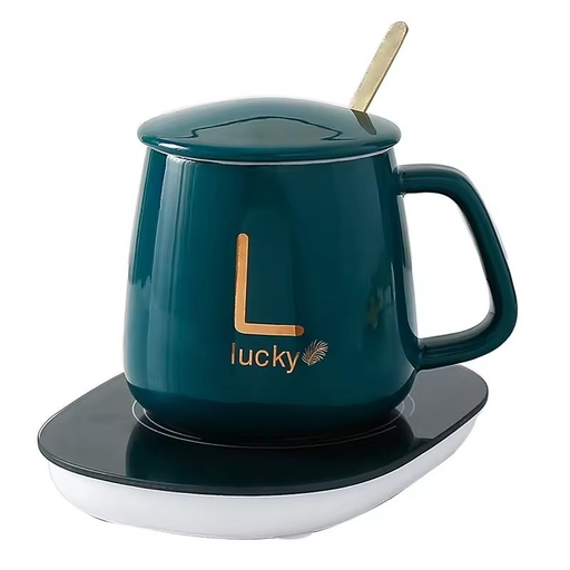 Temperature Control Self Heating Electric Mug Coffee Heater Cup 55 Degree Ceramic Smart Mug Warmer