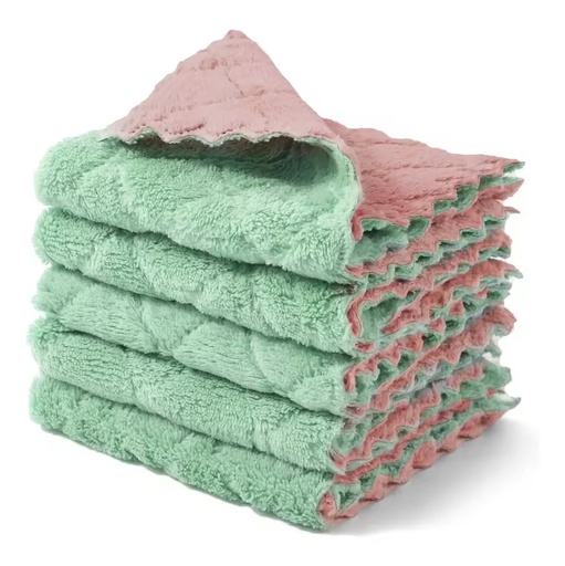 High Flexibility Microfiber Kitchen Towels Cloths Strong Washability Dish Cleaning Towels for Kitchen