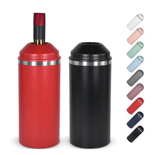 25oz Double Wall Stainless Steel Can Cooler Suitable Most Wine Champagne Custom Bottle