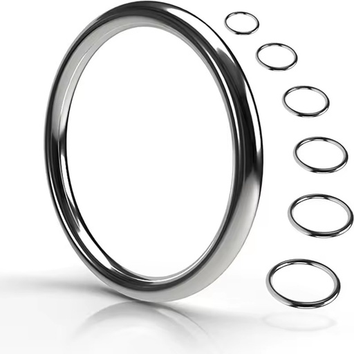 Decorative Metal Ring with 304 Stainless Steel Galvanized O-ring