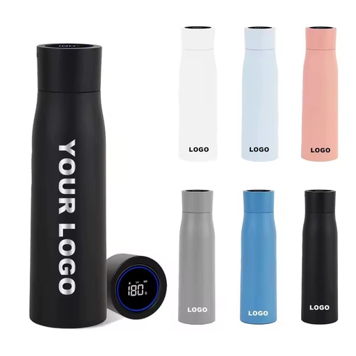 New Product Smart Self-cleaning Water Bottle with UV Function Double Wall Stainless Steel Insulated Thermos Cup Factory