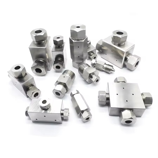 Waterjet Ultra High Pressure Fittings Elbow Coupling Cross TEE Collections, Pipe Fitting Water Pump Jet Cutting Parts hp Tubes