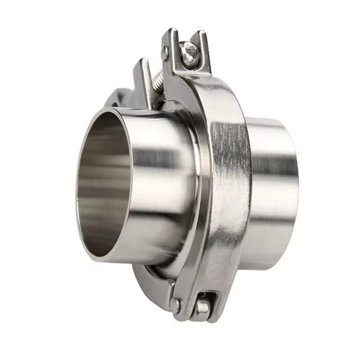 Sanitary Grade SS316L Stainless Steel Polished Fittings Pipe Adjustable G Clamp Good Sealing 1/4-2 Inch