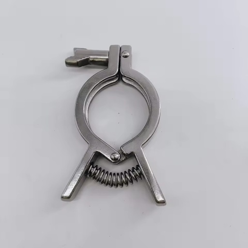 Sanitary Quick Release Polished Stainless Steel Tri Clamp Adjustable Low Pressure Chemical Resistant Pipe Clamp for Water Gas