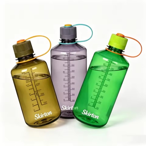 Wholesale 500ml 1000ml Tritan Water Bottle Plastic Drinkware Portable Sports Water Bottle with Handle and Narrow Mouth Lid